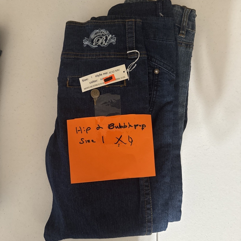 h.i.p. Women's Capri Jeans Lot 6 Pairs / Junior Sizes 1 & 5 Blue Classic Denim - Picture 4 of 16